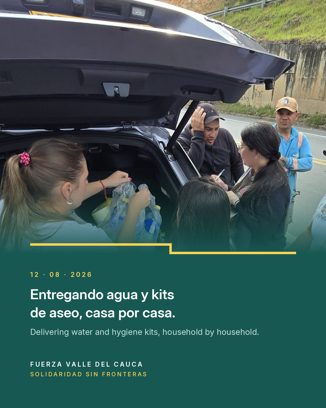 Entrega de suministros